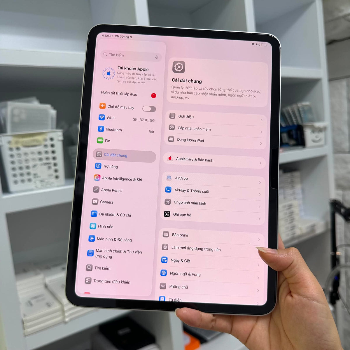 IPAD PRO M5 256 BAC - Pin 100% sạc 18 lần - JN4QV Busan