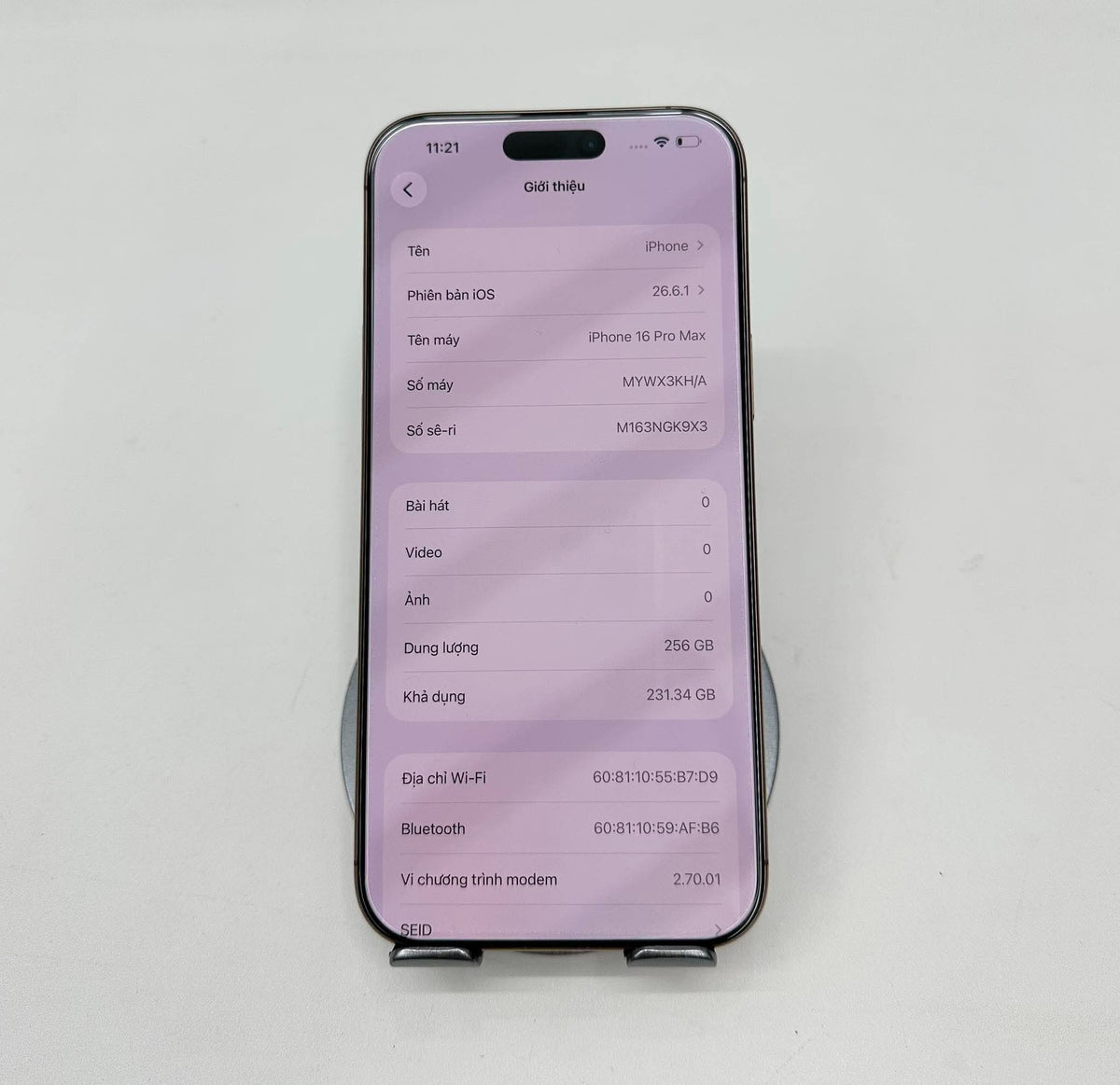 IPhone 16 ProMax 256GB Màu vàng - Pin 90% - 86305 - a-