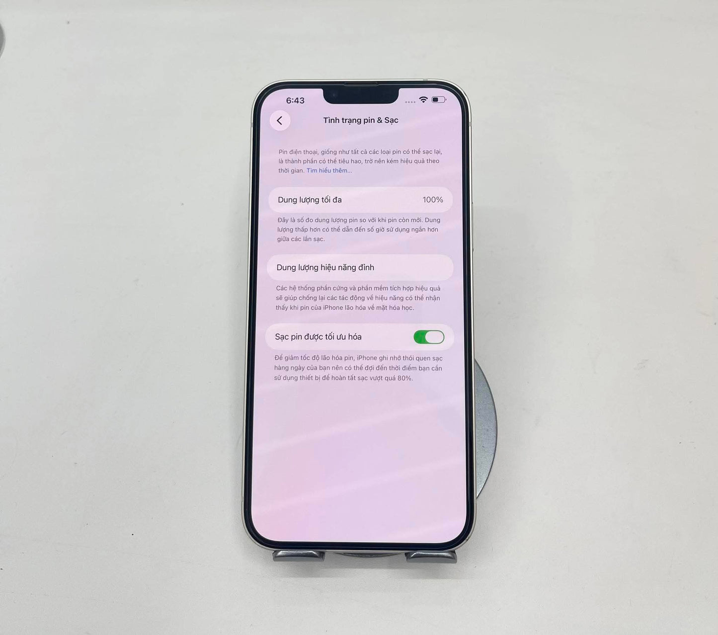 iPhone 14 Plus 256gb Màu Trắng - Pin thay mới 100% - 23561 A-*