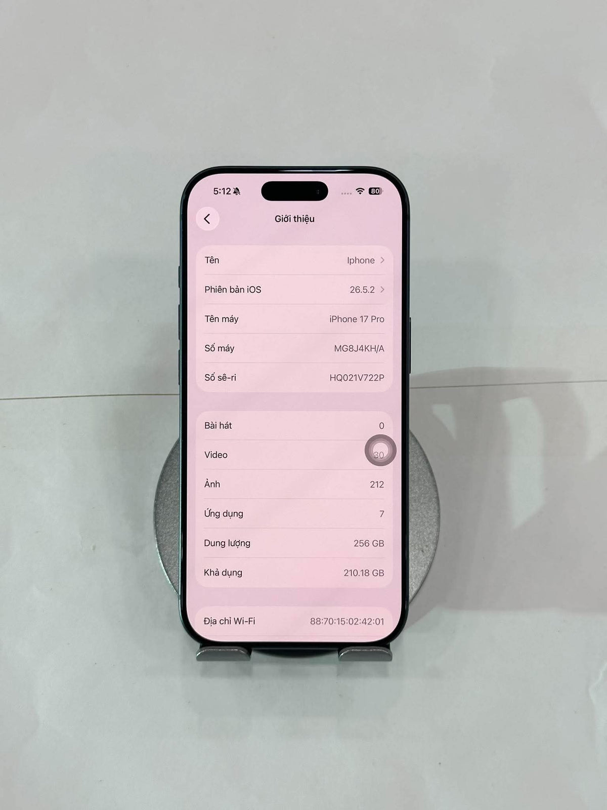 IPhone 17 Pro 256gb Màu Blue Box - Pin 100 sạc 83 lần - 82397 Teku