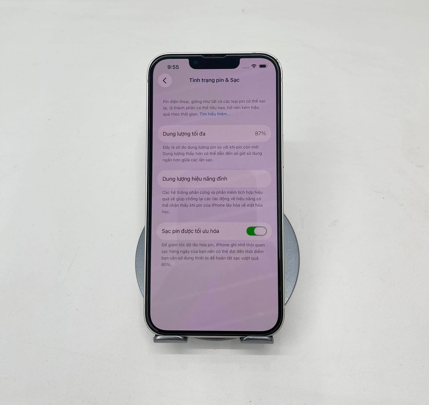 IPhone 13 128gb Màu Trắng - Pin 87% - 52646 A-*