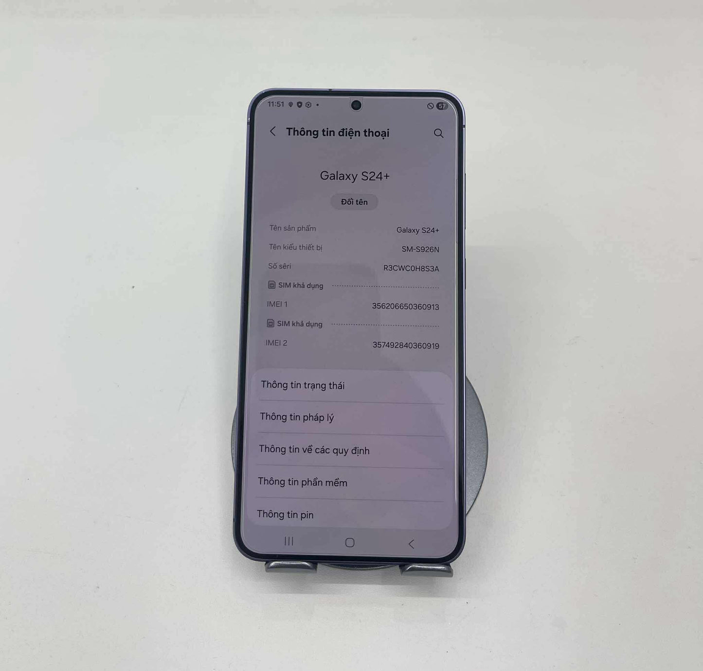 SamSung S24 Plus 256gb Màu Tím - 60913 TEKU