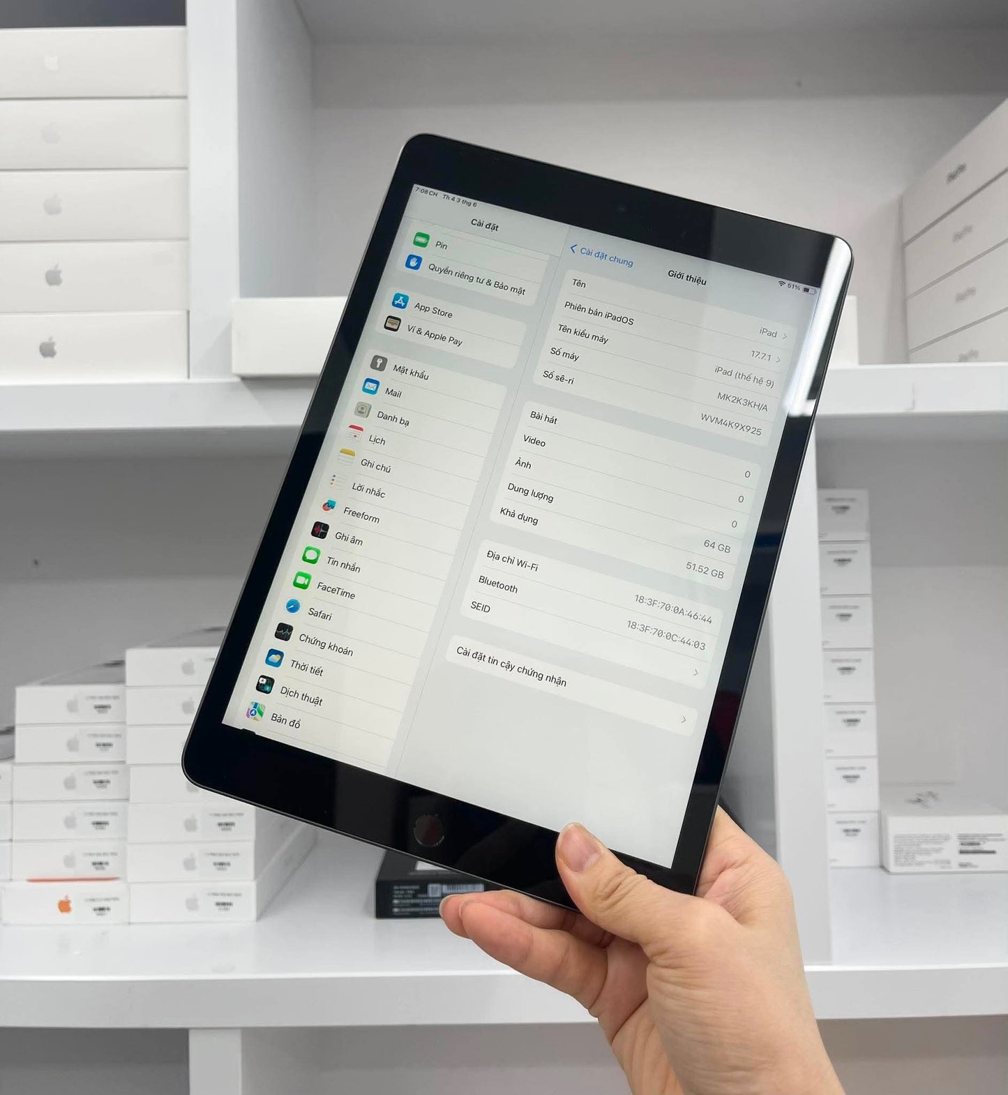 IPAD GEN 9 64GB XAM - Pin 95% - 9X925