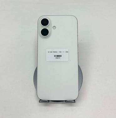 Iphone 16 128 Màu Trắng - Pin 100% sạc 1 lần - 35672