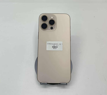 IPhone 16 Promax 256GB màu Vàng refo - Pin 100 sạc 1l - 96554 * TEKU