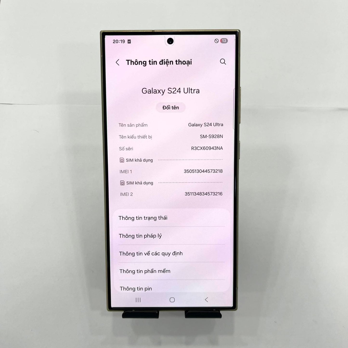 SamSung S24 Ultra 256gb Màu Vàng - 73218 - a- Busan