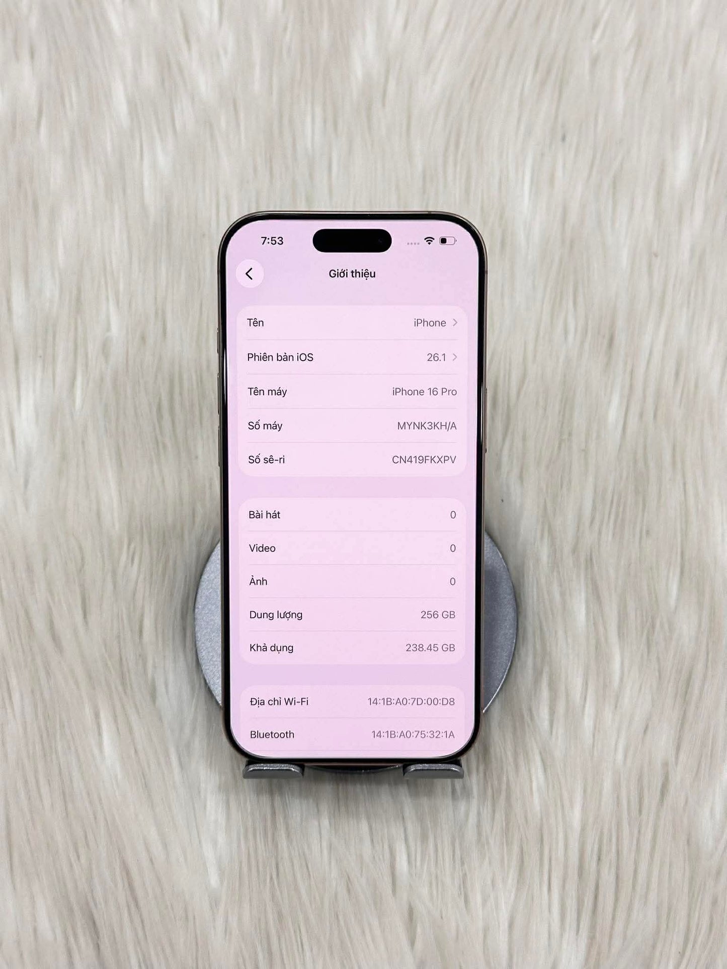 IPhone 16 Pro 256 Màu Vàng - Pin 90% - 61398 A- TEKU