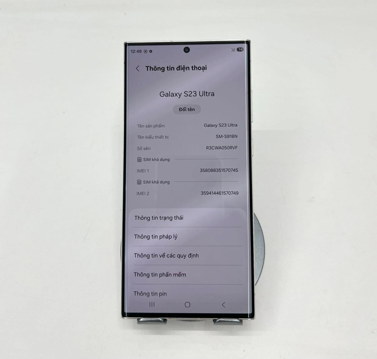 SamSung S23 Ultra 256gb Màu Trắng - 70745 - A-*Busan