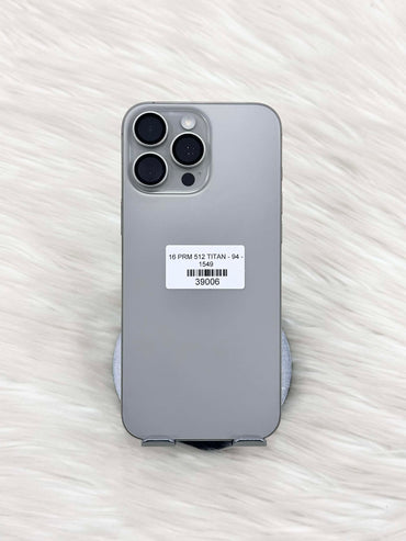 IPhone 16 ProMax 512GB Màu Titan - Pin 94% - 39006 TEKU