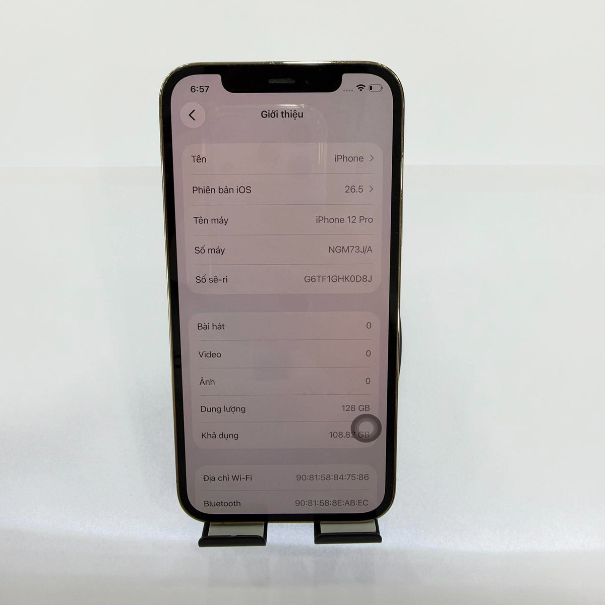 IPhone 12 Pro 128gb Màu vàng - Pin 86% - 12918 - a-* Busan