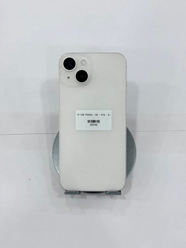 IPhone 14 bản 128gb Màu trắng - Pin 95% - 36249 - a- Teku