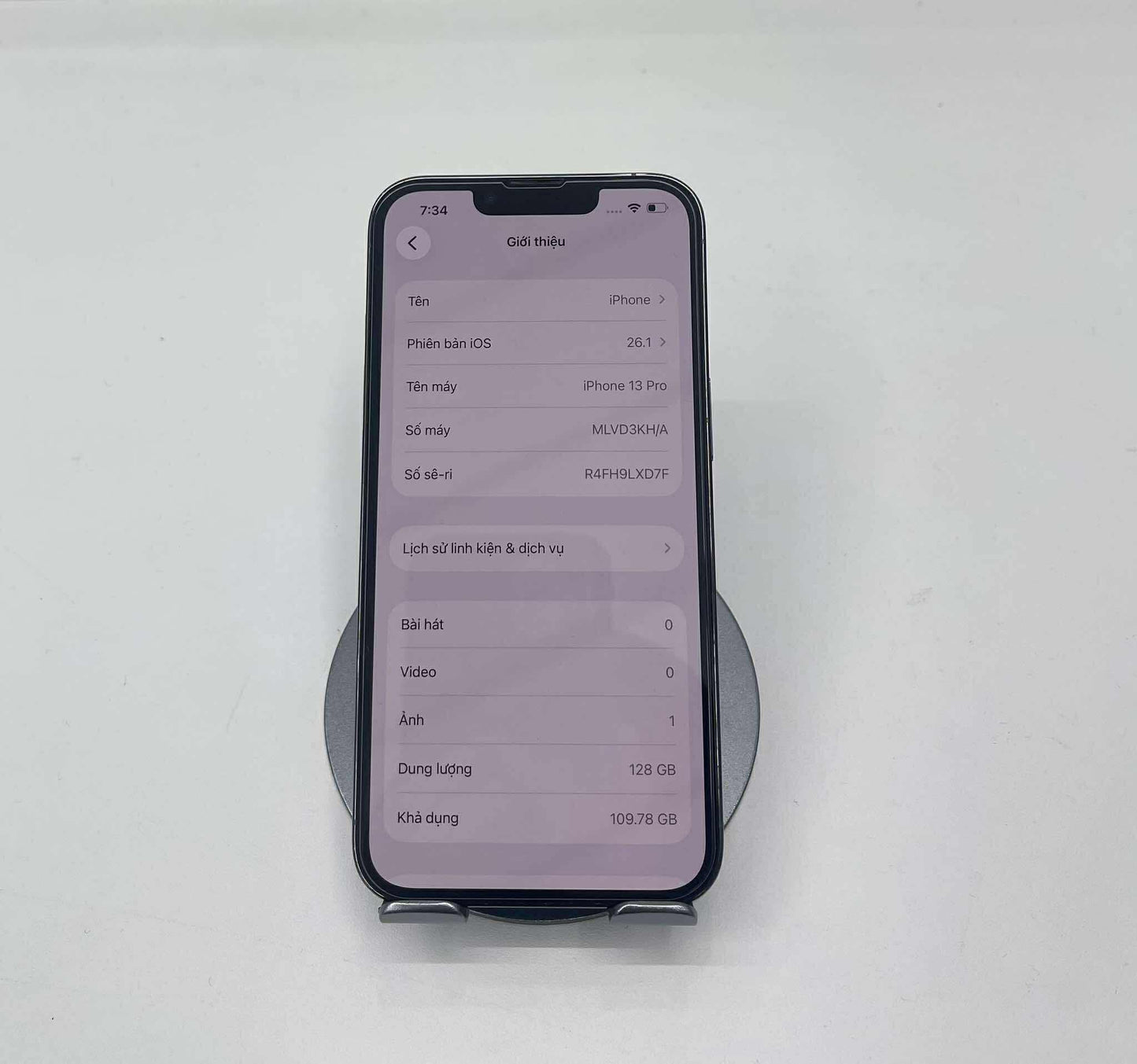 IPhone 13 Pro 128gb Màu Blue - Pin thay mới 100% - 18760 A-