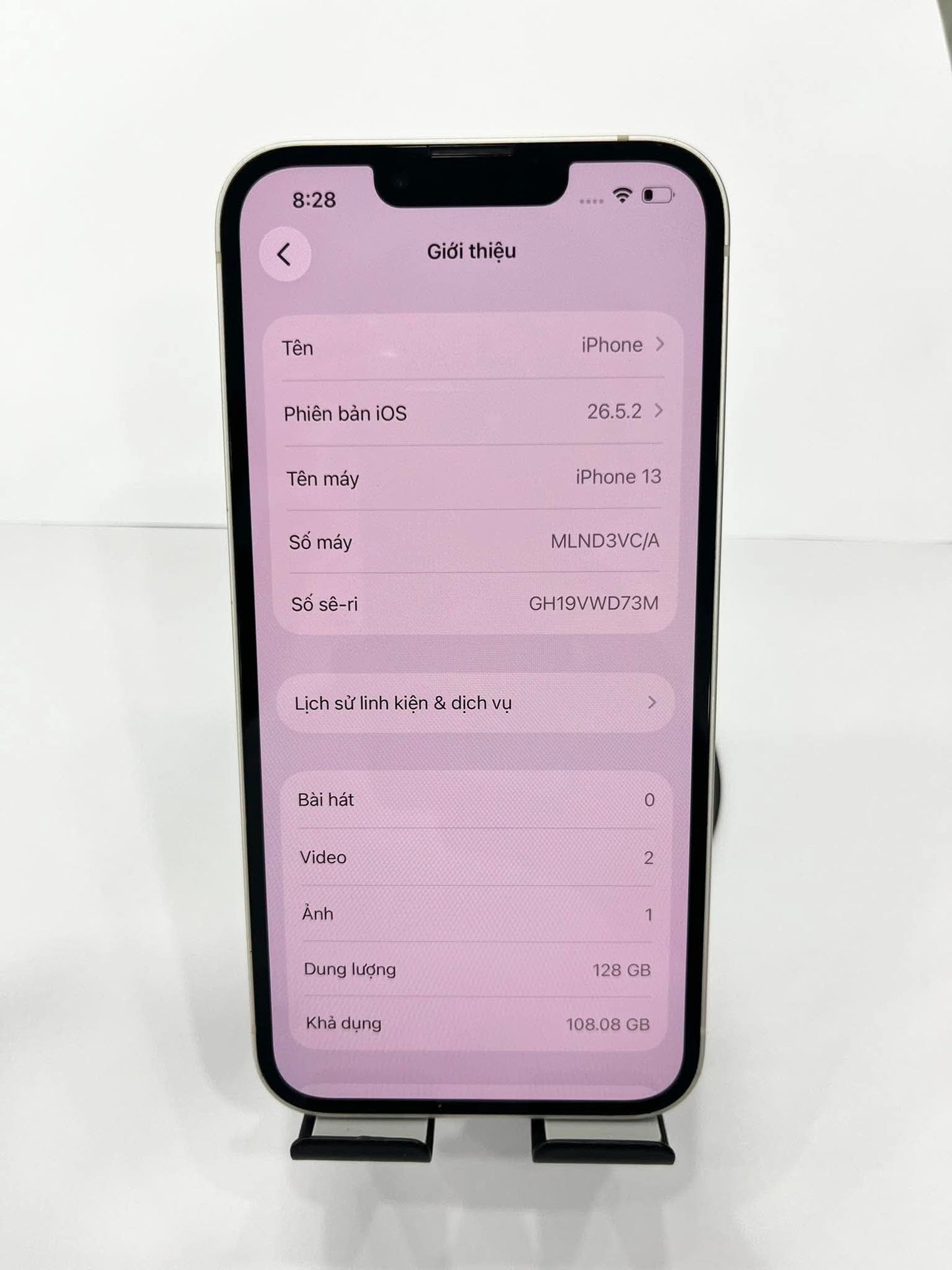 IPhone 13 128gb Màu Trắng - Pin thay - 45056 - A- Busan