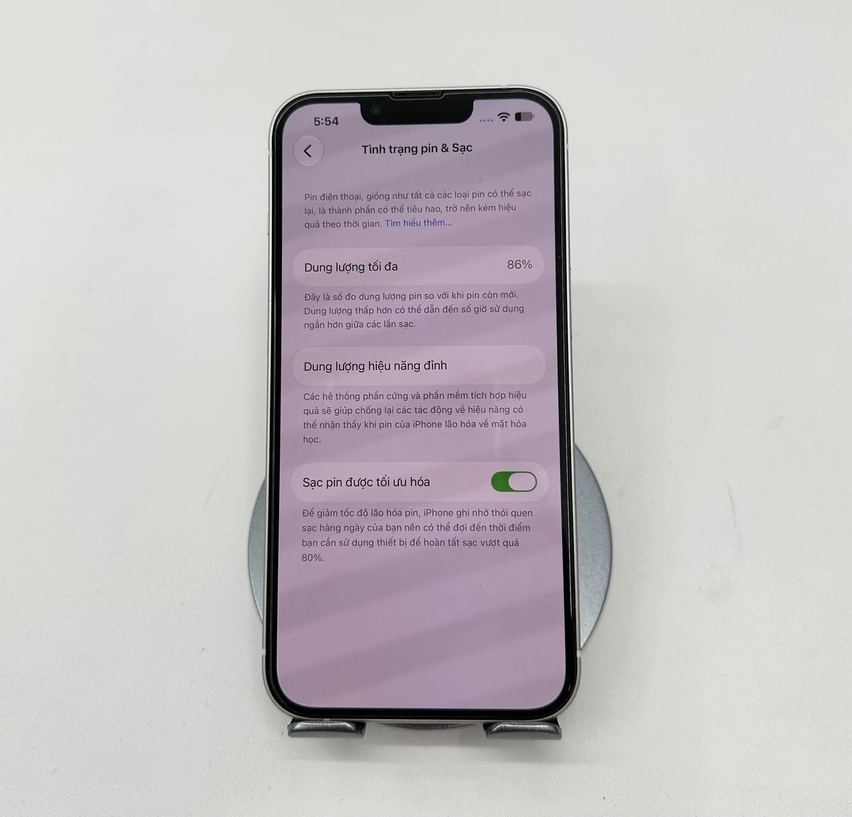IPhone 13 128gb Màu trắng - Pin 86% - 2994 -a -
