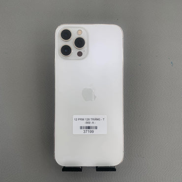 IPhone 12 Promax 128gb Màu trắng - Pin thay mới 100% - 37199 - a- Busan