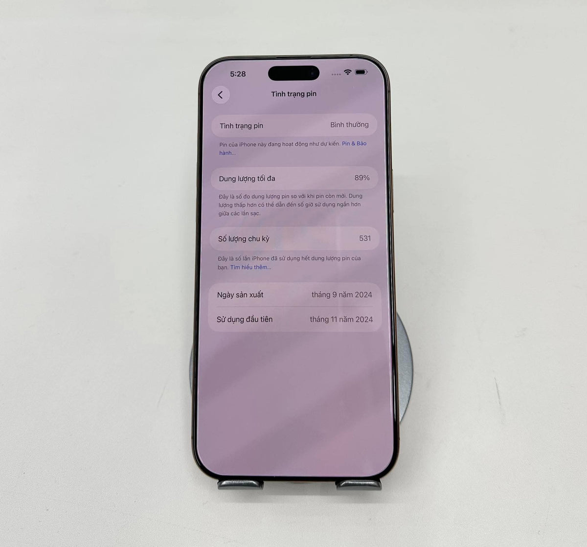 IPhone 16 ProMax 256GB Màu vàng- Pin 89% - 60326 - a-*