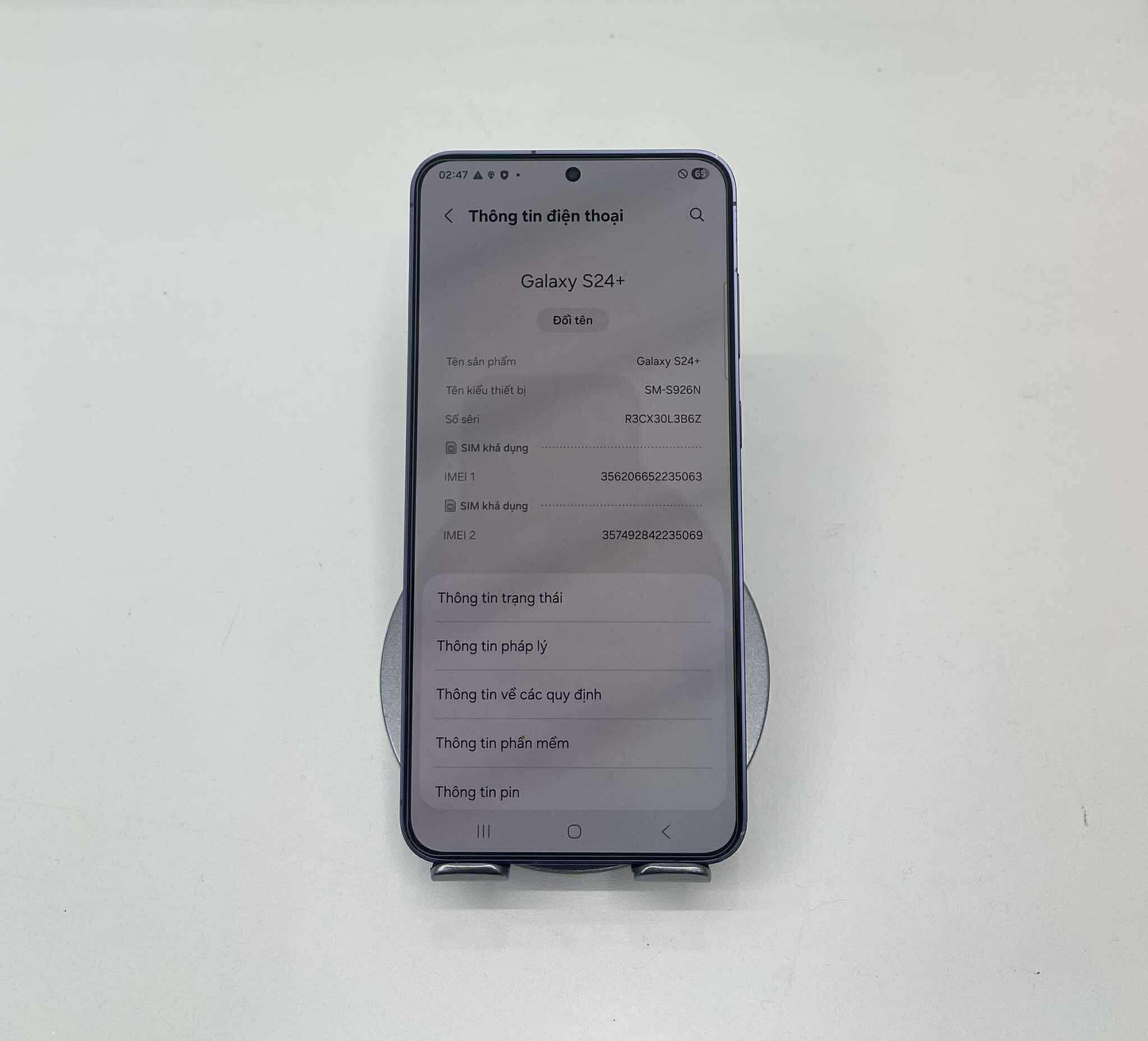 SamSung S24 Plus 256gb Màu Tím - 35063 A-