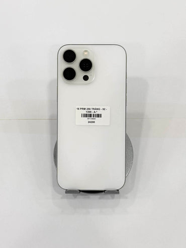 IPhone 16 ProMax 256gb Màu trắng - Pin 92% - 24200 - A-* Teku