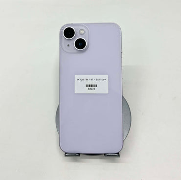 IPhone 14 bản 128GB Màu tím - Pin 87% - 63973 - a-*