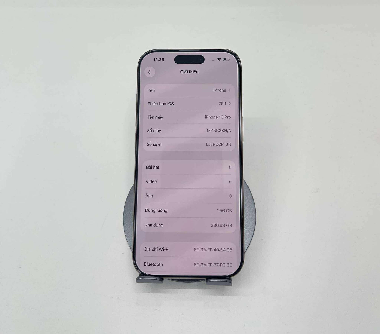 IPhone 16 Pro 256 Màu Vàng - Pin 93% - 41896