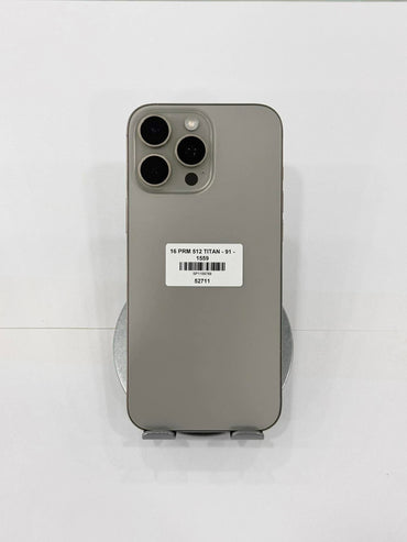 IPhone 16 Promax 512gb màu Titan - Pin 91% - 52711