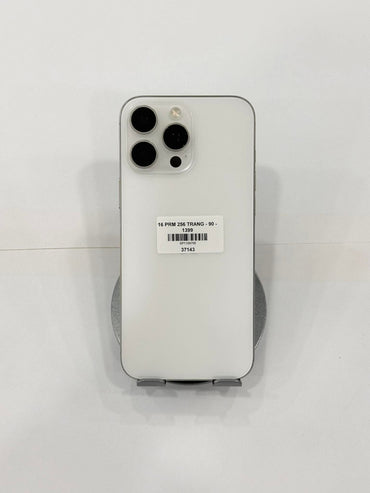 IPhone 16 ProMax 256gb Màu trắng - Pin 90% - 37143 TEKU
