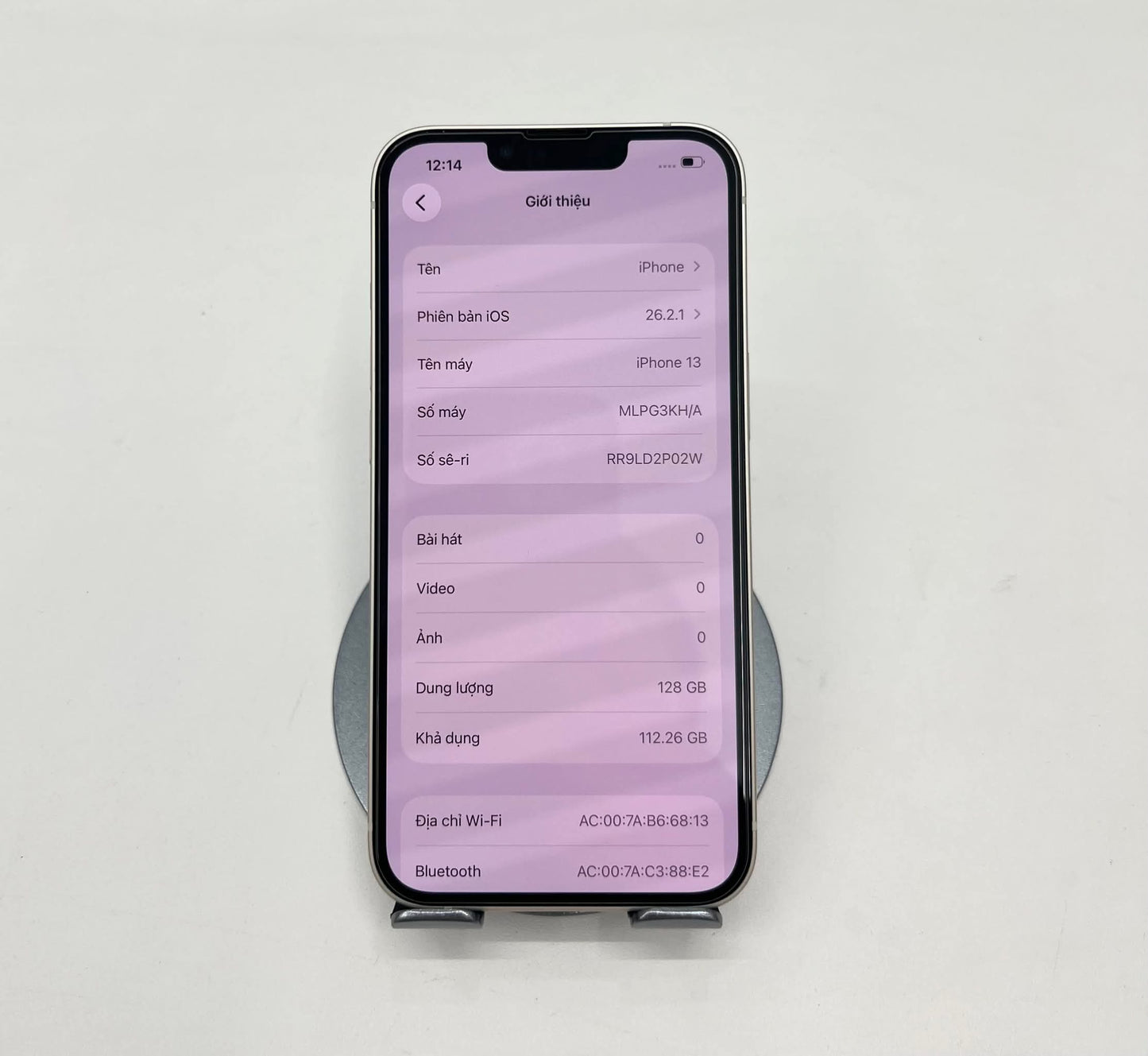 IPhone 13 128gb Màu trắng - Pin 97% - 41979 A-
