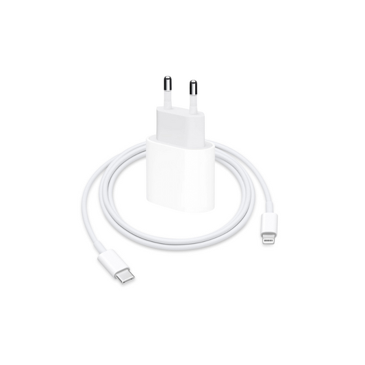 Bô sạc Củ +Cáp sạc iPhone Type-C to Lightning (bộ thường)