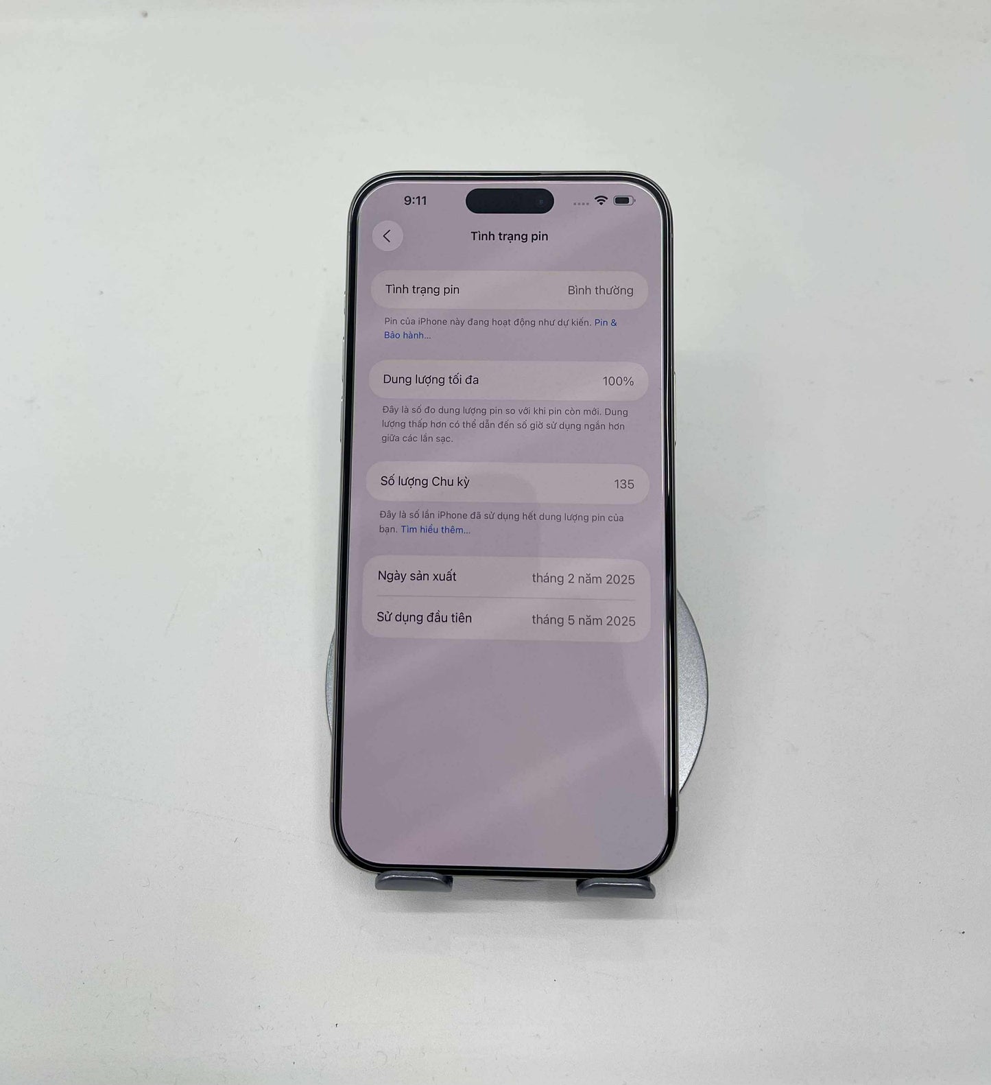 IPhone 15 ProMax 512GB Màu trắng - Pin 100% - 47115