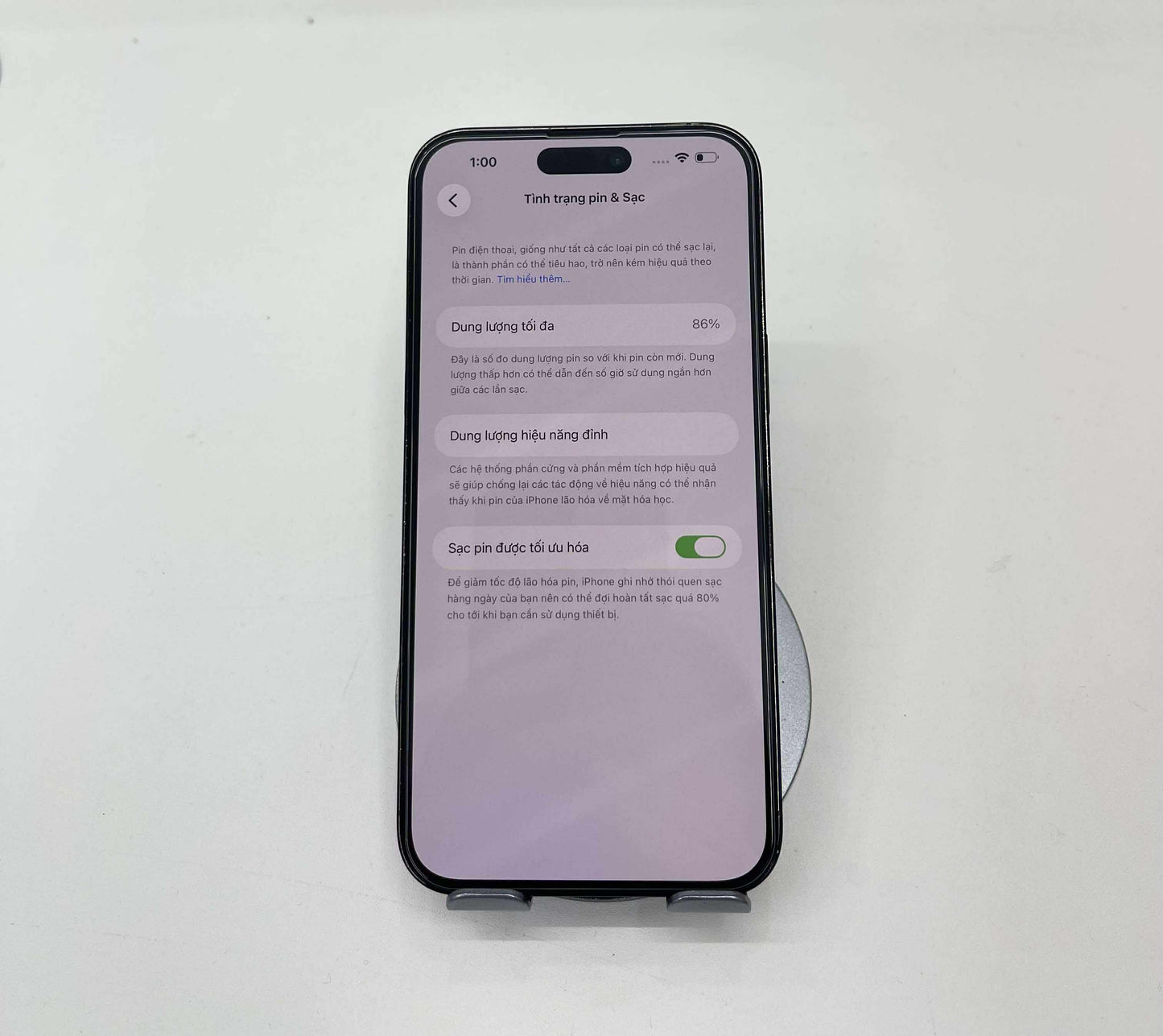 IPhone 14 ProMax 128GB Màu đen - Pin 86% - 13466 A-*