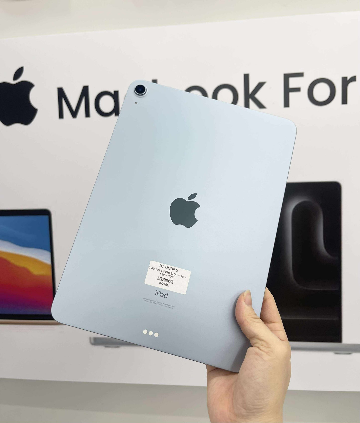 IPad AIR 4 64GB XANH BLUE - Pin 95% - 04KQ16Q20