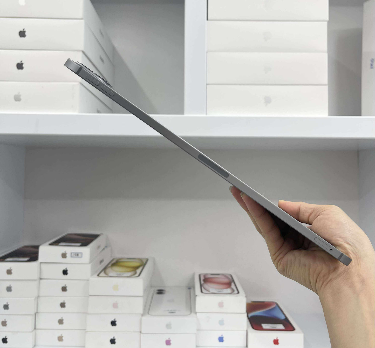 IPad Pro M2 bản 128GB Màu xám - Pin 100% - Bản sim - KGF6W