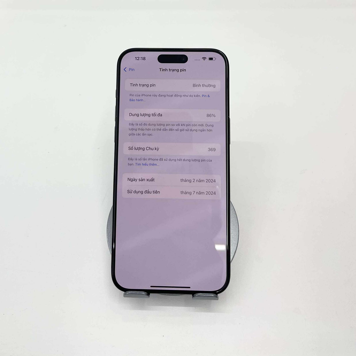 IPhone 15 Promax 256gb Màu Đen - Pin 86% - 94847 - TEKU