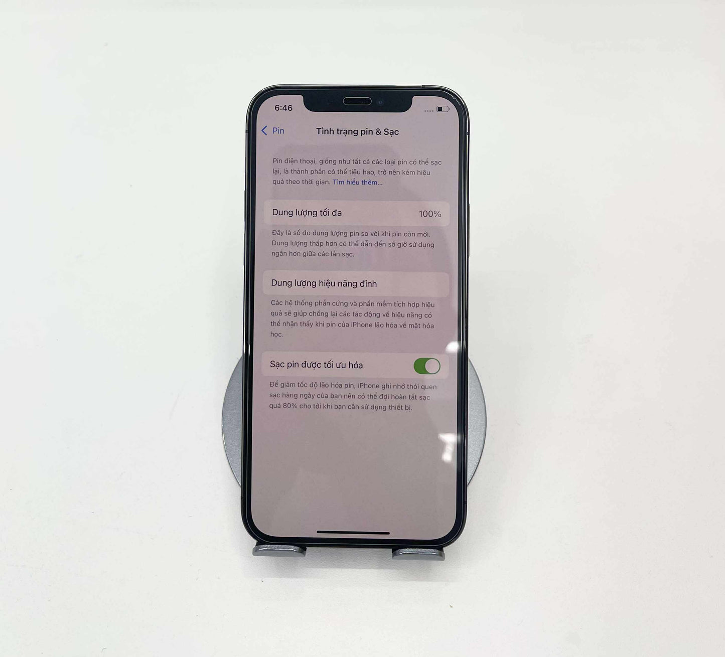IPhone 12 Pro 256gb Màu Đen - Pin thay mới 100% - 12996