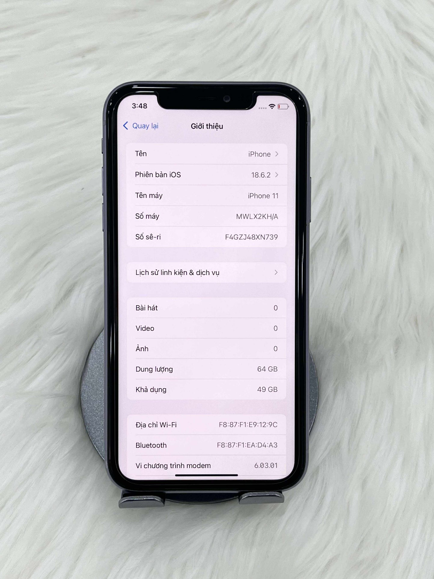 Iphone 11 64gb Màu Tím - 98 - 09627 - A-* BH 3T Teku