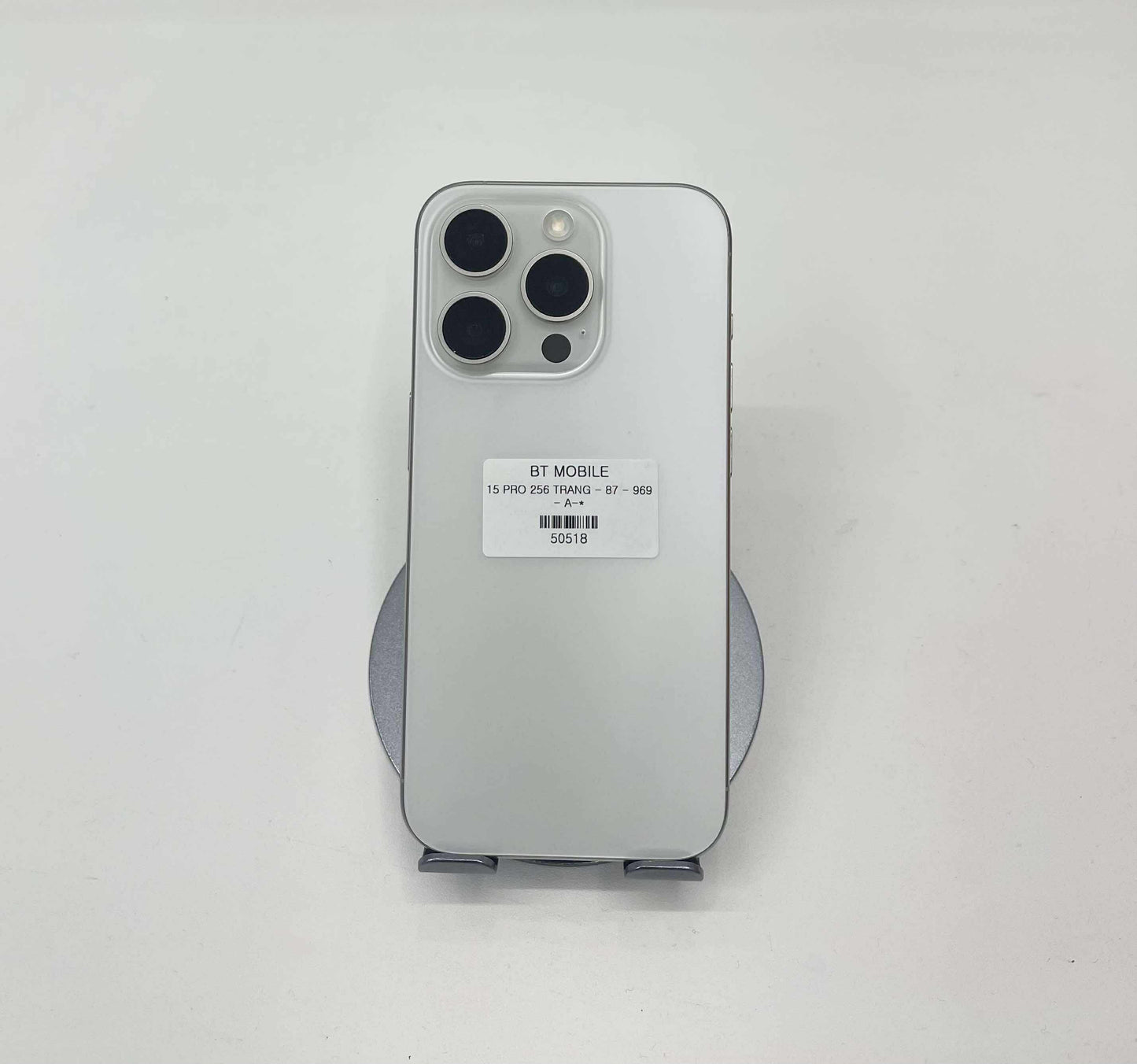 IPhone 15 Pro 256gb Màu trắng - Pin 87% - 50518