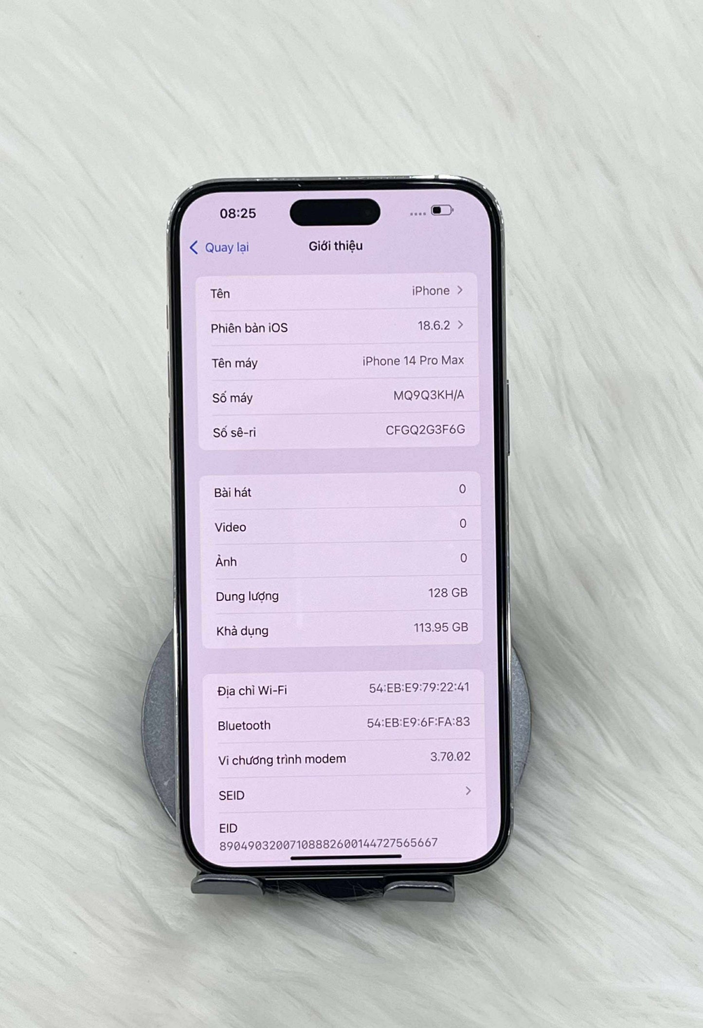 IPhone 14 Promax 128gb màu Trắng - Pin thay mới 100% - A- 91290 TEKU