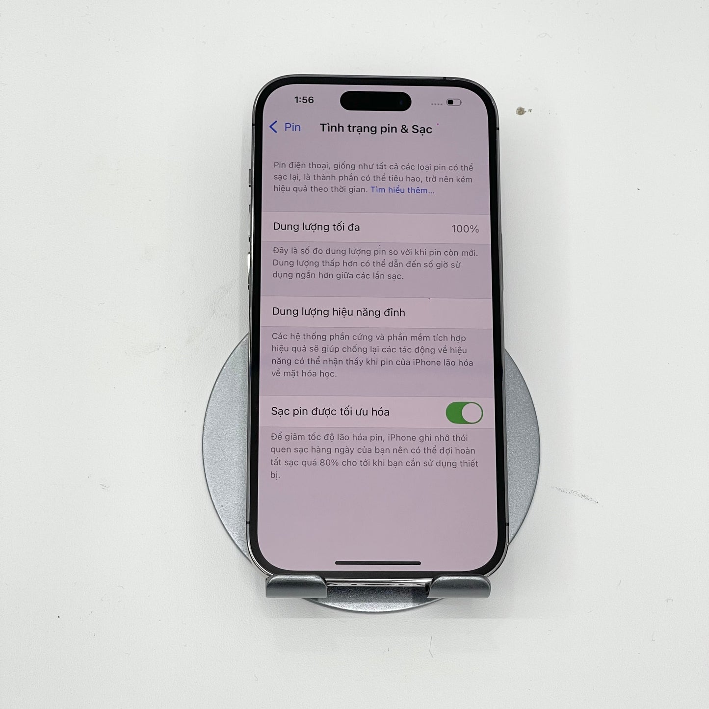 IPhone 14 Pro 256gb Màu Tím - Pin 100% - 40954