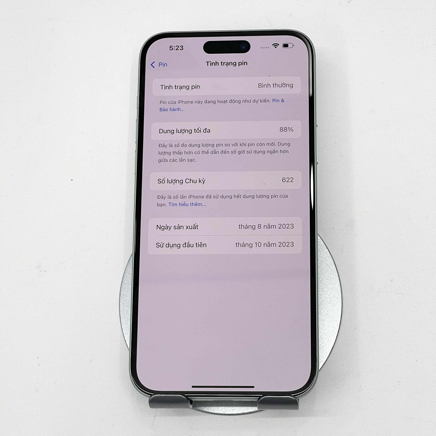 Iphone 15 plus 128gb màu Xanh Lá - Pin 88% - 069933500