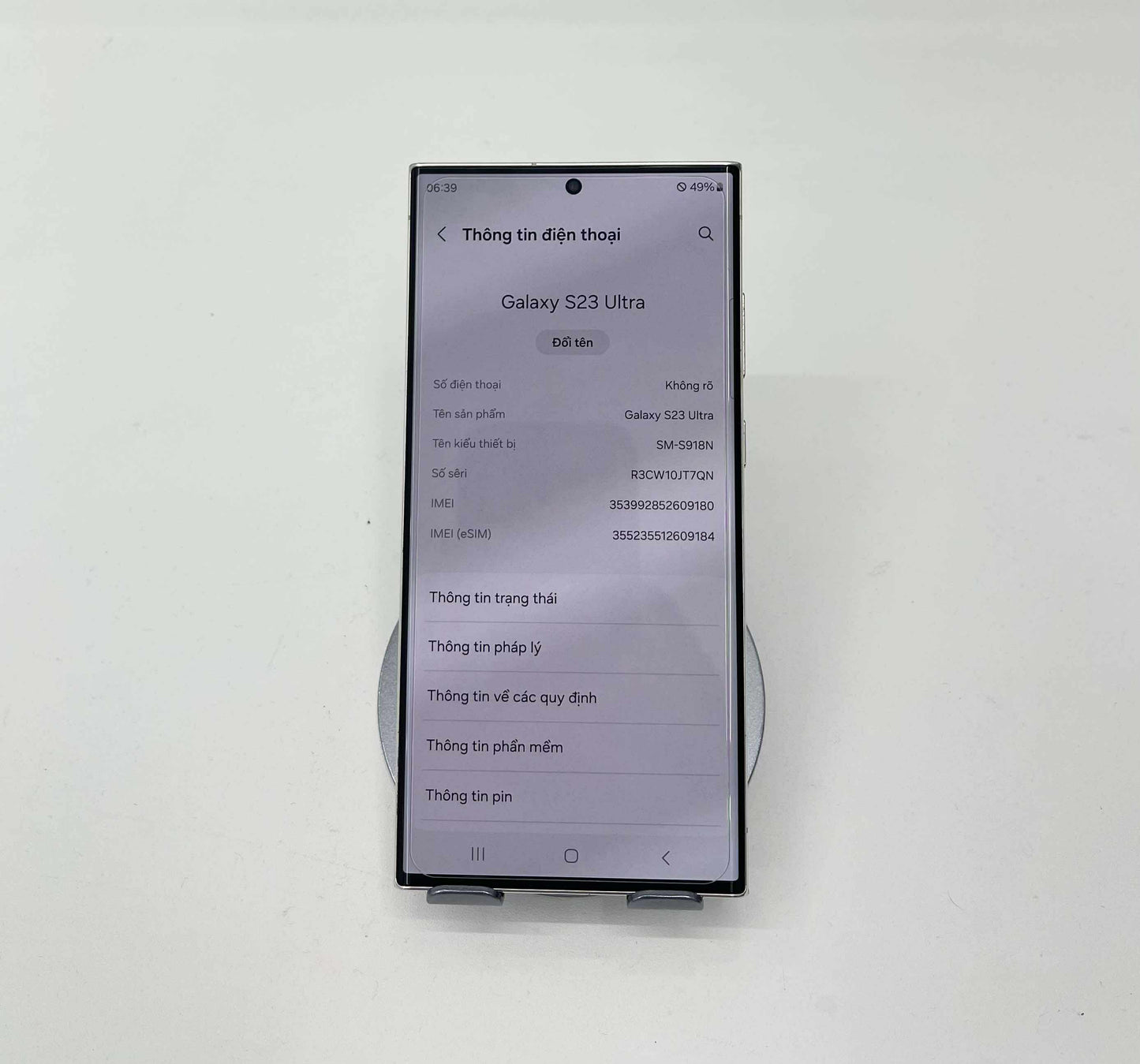 SamSung S23 Ultra 512gb Màu trắng - 09180 * - TEKU