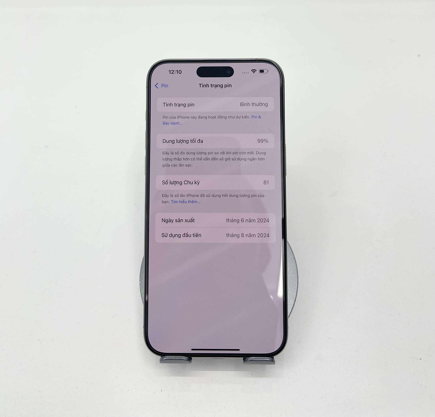 IPhone 15 Promax 1T Màu Titan - Pin 99% - 68248
