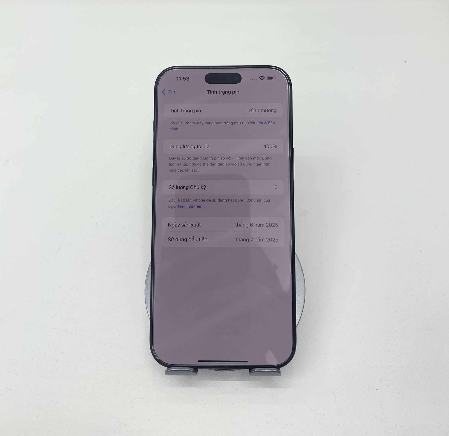IPhone 16 Promax 256GB màu Đen REFO - Pin 100% sạc 0L - 45312