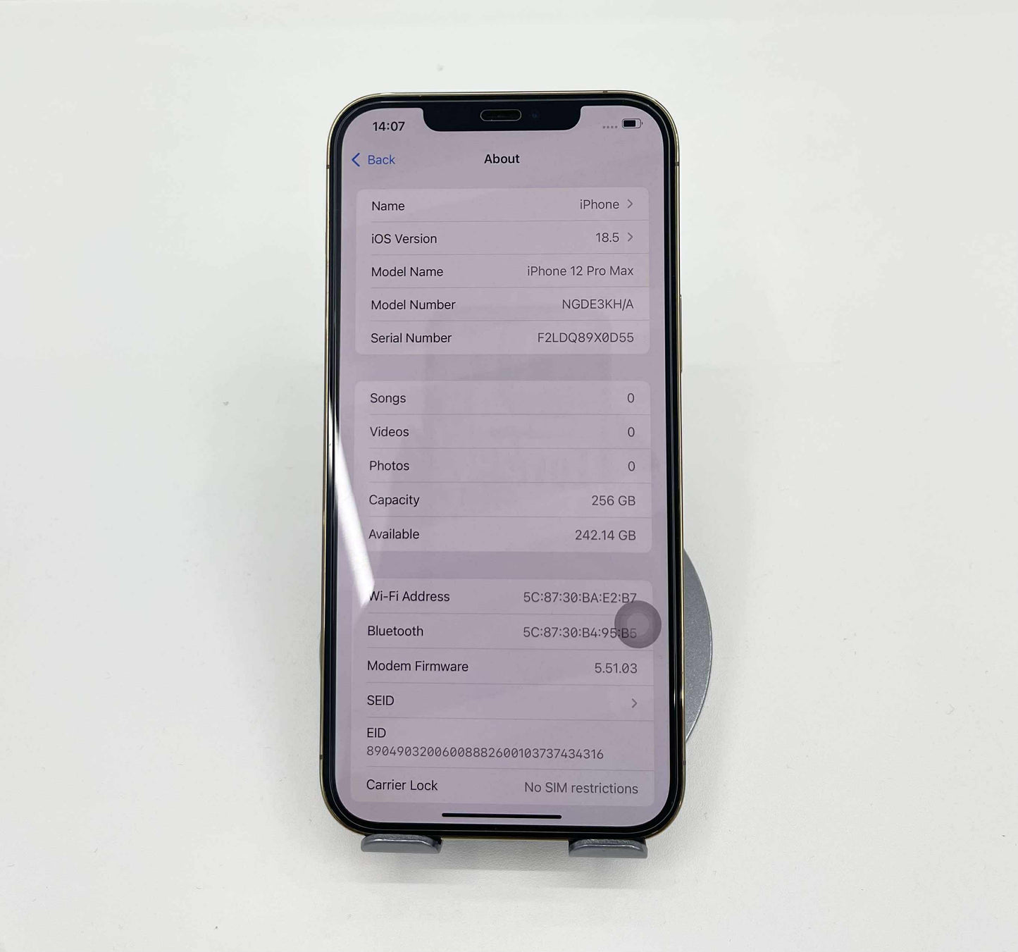 IPhone 12 ProMax 256GB Màu vàng - Pin thay 100% - 32951