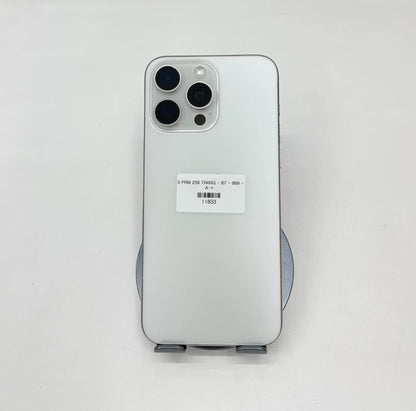 IPhone 15 Promax 256gb Màu Trắng - Pin 87% - 11833 A-*