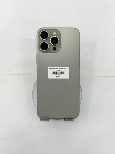 IPhone 16 Promax 256GB màu Titan - Pin 87% -  38205 Teku