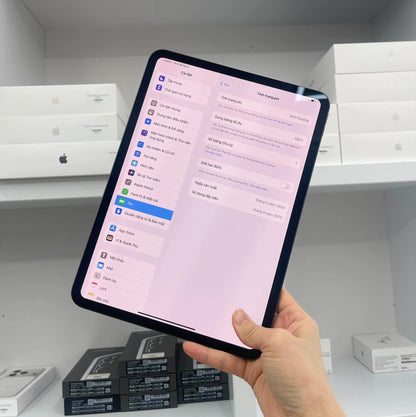 IPad Pro M4 bản 256GB Màu xám - Pin 100% sạc 1 lần - 0VCY7 A-