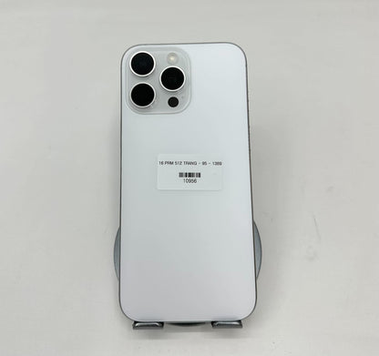 IPhone 16 ProMax 512gb Màu trắng - Pin 95 - 10956 Busan