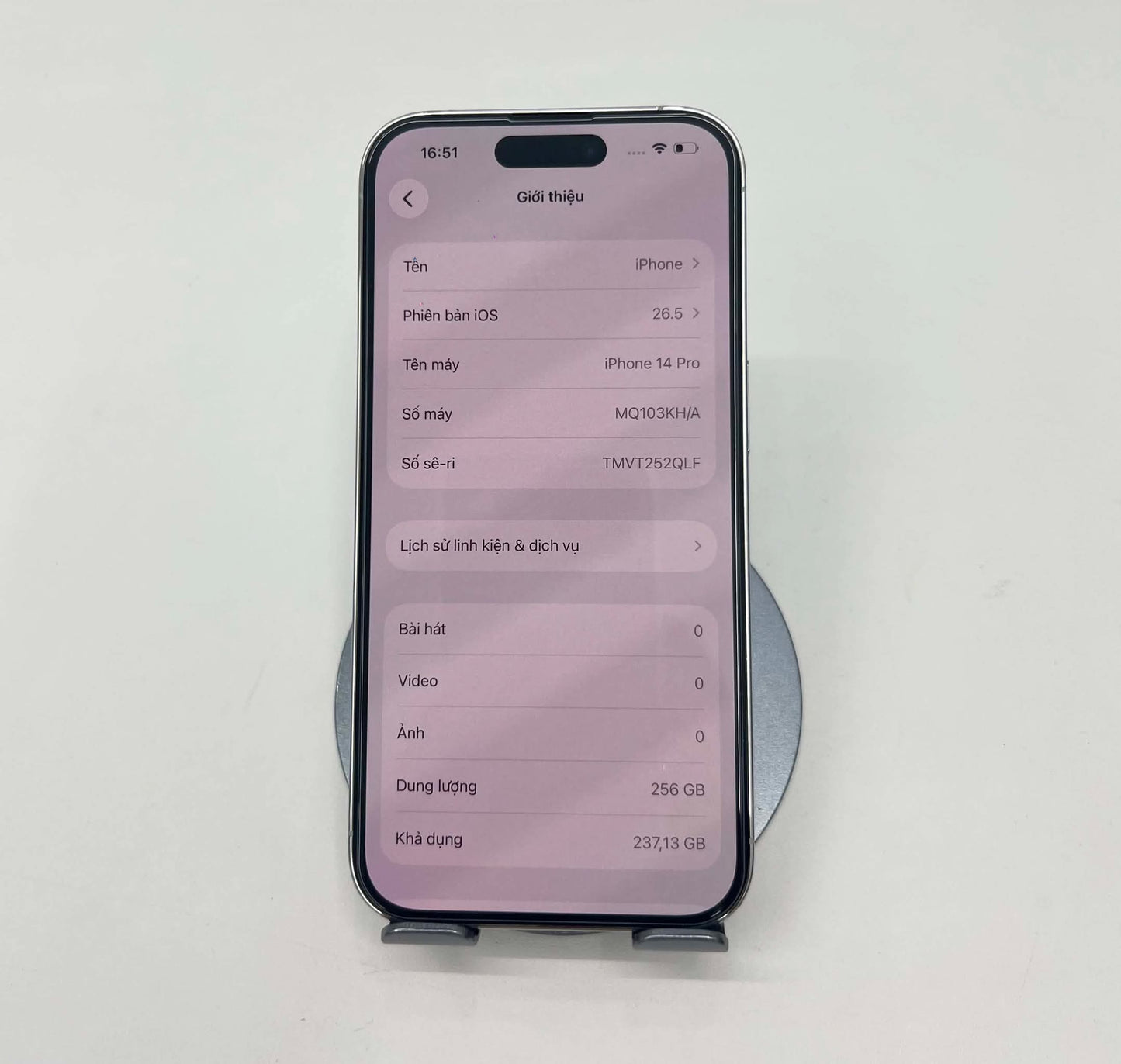 14 PRO 256 màu Trắng - Pin thay 100% - 68895 - a-*