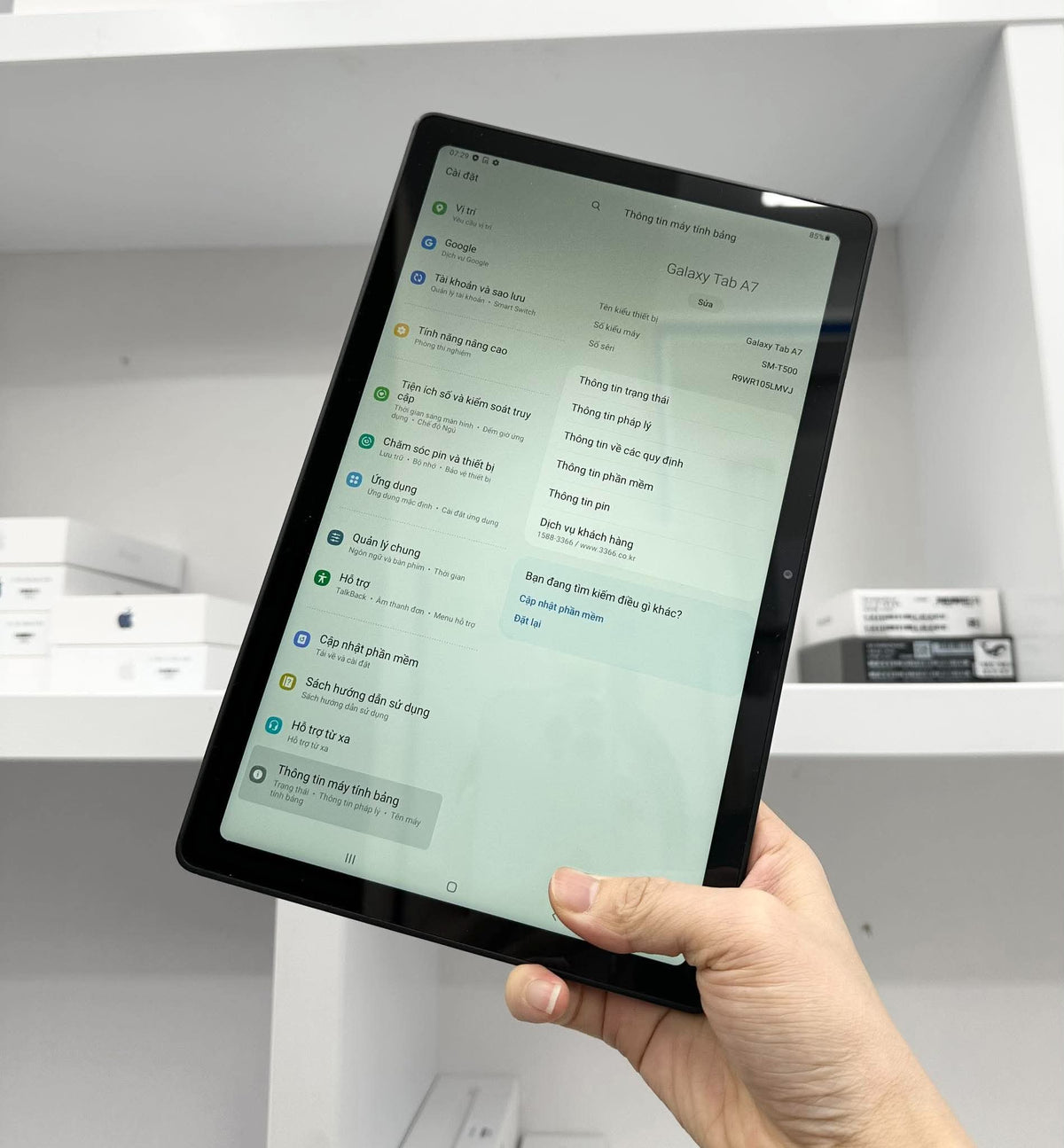 Samsung Tab A7 64gb Xám cũ