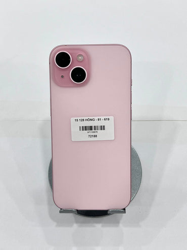 IPhone 15 bản 128gb Màu Hồng - 81% -72188
